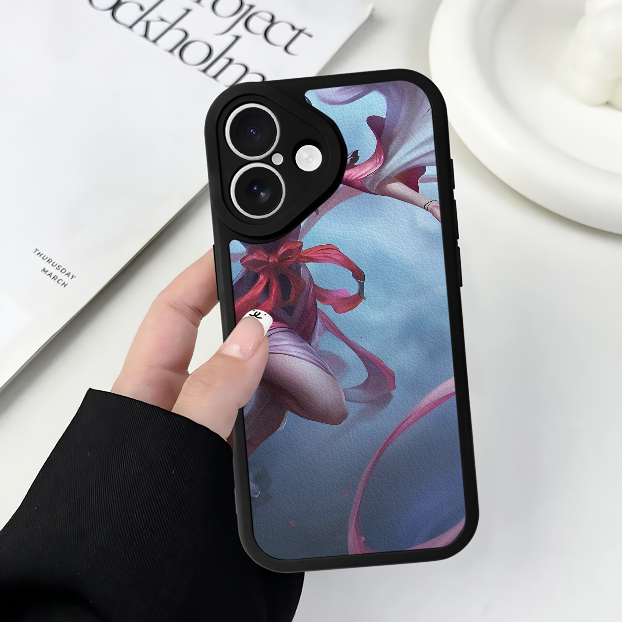 リーグ・オブ・レジェンド League of Legends LOL 【iPhone 16シリーズ対応】シリコンスマホケース（レザー調） 材質：シリコン